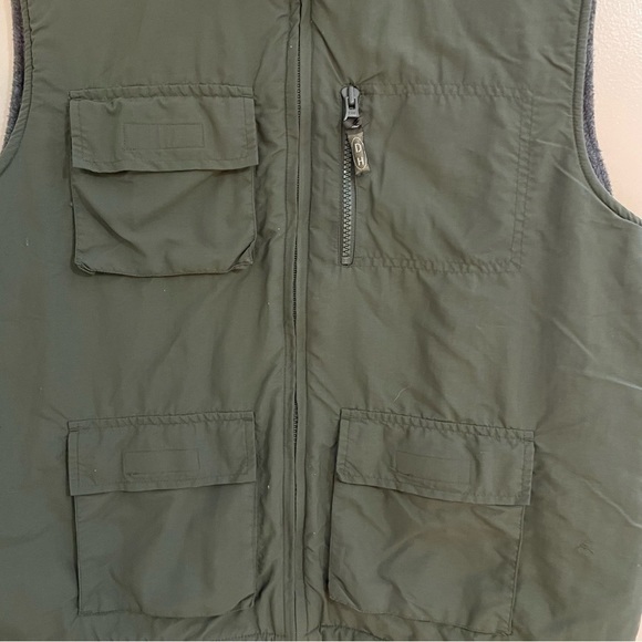 𝅺DENVER Haynes Military Tackle Fleece Lined Drawstring Multi Pocket Vest - Picture 5 of 13